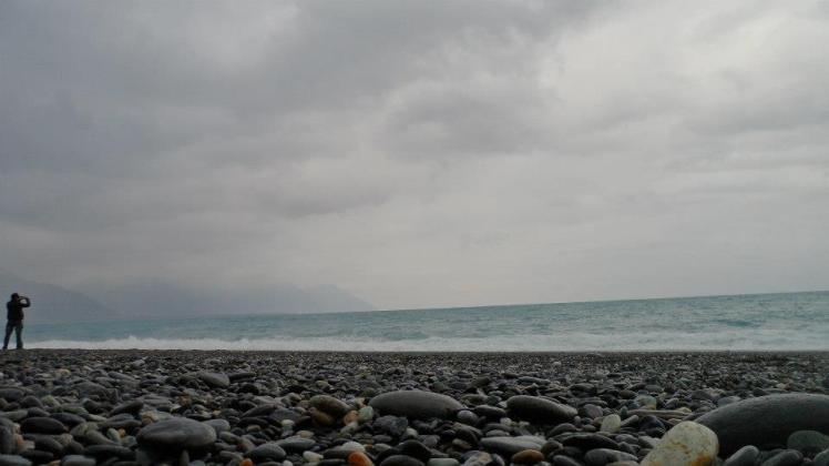 The Pacific Ocean from Chihsingtan Beach 七星潭