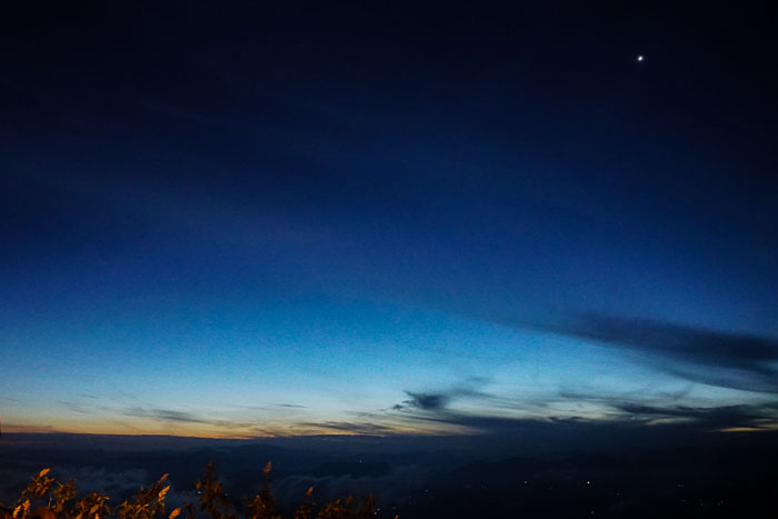 Twiling at Adam's Peak